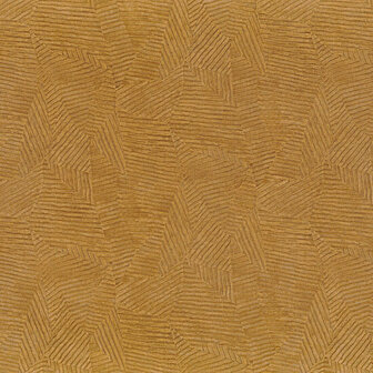 Casamance Textures V&eacute;g&eacute;tal B74091180 - Geel Behang
