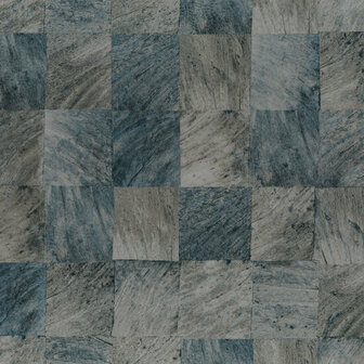 Casamance Textures V&eacute;g&eacute;tal B75173780 - Blauw Behang