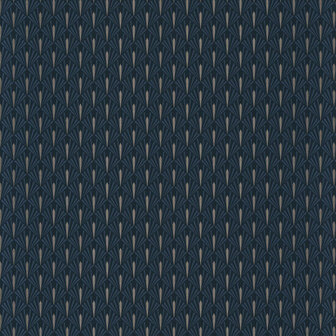 Casamance Delta B73920742 - Blauw Behang