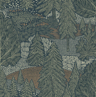 Borstapeter Woodland 4701 Behang