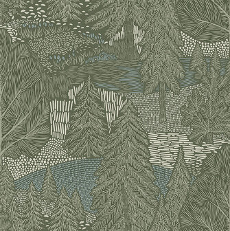 Borstapeter Woodland 4702 Behang