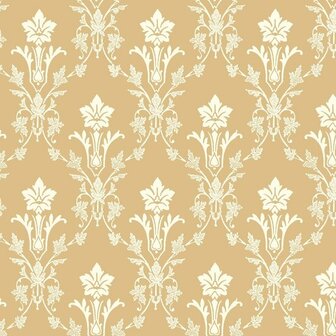 Dutch Wall Decor Blommor &amp; Blad 677-02 Groen / Grijs Behang