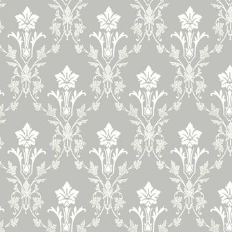 Dutch Wall Decor Blommor &amp; Blad 677-03 Blauw Behang