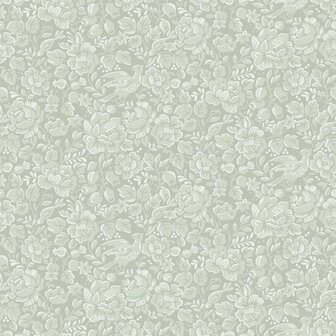 Dutch Wall Decor Blommor &amp; Blad 678-02 Zwart Behang