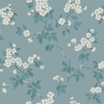 Dutch Wall Decor Blommor &amp; Blad 679-03 Grijs Behang