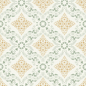 Dutch Wall Decor Swedish Heritage 686-01 Geel Behang