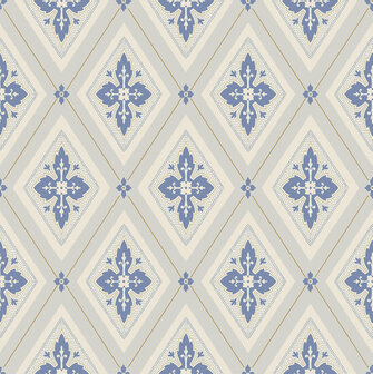Dutch Wall Decor Swedish Heritage 692-02 Blauw Behang
