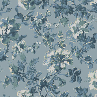 Dutch Wall Decor Swedish Heritage 694-02 Blauw Behang