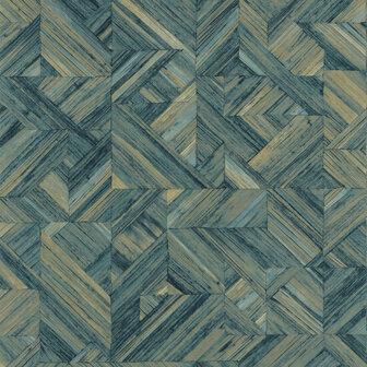 Casadeco Bali BALI88186789 - Blauw Behang