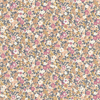 Casadeco Flower Market FLOM89215404 - Paars / Wit Behang