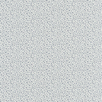 Casadeco Flower Market FLOM89236228 - Blauw / Wit Behang