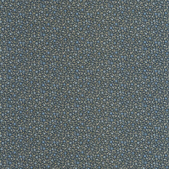 Casadeco Flower Market FLOM89236505 - Blauw Behang