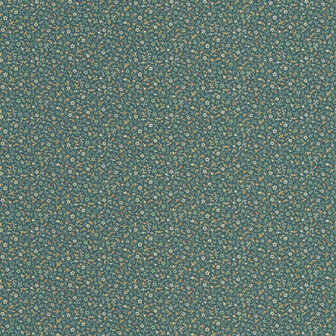 Casadeco Flower Market FLOM89236434 - Blauw Behang