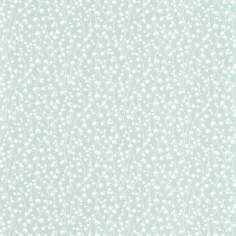 Casadeco Flower Market FLOM89246116 - Blauw Behang