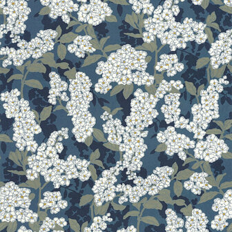 Casadeco Kyoto KYTO88736958 - Blauw Behang