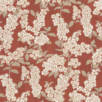 Casadeco Kyoto KYTO88738744 - Rood Behang