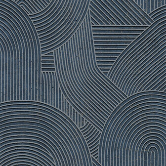 Casadeco Kyoto KYTO88756819 - Blauw Behang