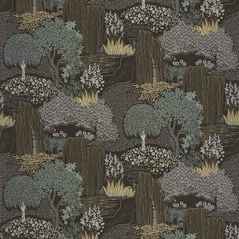 Casadeco Kyoto KYTO88727928 - Groen Behang