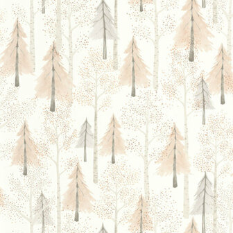 Casadeco Once Upon A Time OUAT88241732 - Beige / Wit Behang