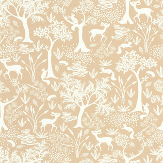 Casadeco Once Upon A Time OUAT88262597 - Wit / Beige Behang