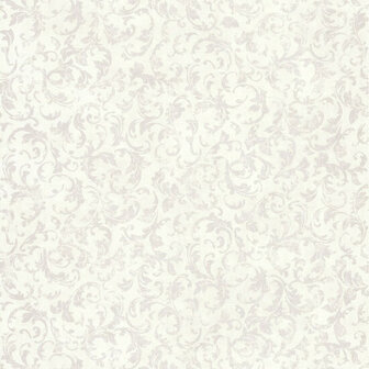 Casadeco So White 4 SWHT83570115 - Grijs / Wit Behang