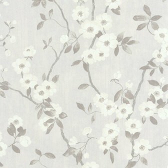 Casadeco So White 4 SWHT85399171 - Grijs Behang