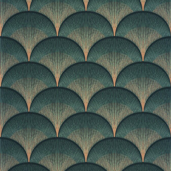 Casadeco Twenties TWNT88667555 - Groen Behang