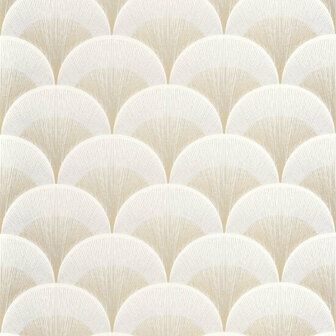 Casadeco Twenties TWNT88661331 - Beige / Wit Behang