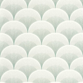 Casadeco Twenties TWNT88667111 - Groen / Wit Behang