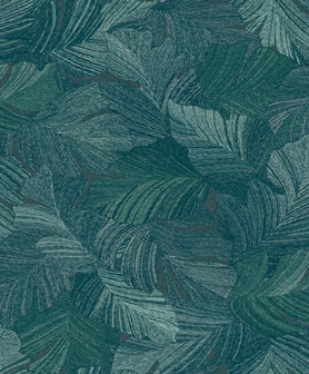 Dutch Wallcoverings Attitude A66501 Petrol Behang