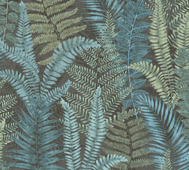 AS Creation Famous Garden - 39347-3 / 393473 Blauw Behang