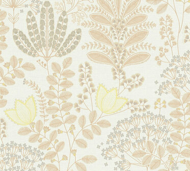 AS Creation Famous Garden - 39349-1 / 393491 Cr&egrave;me Behang