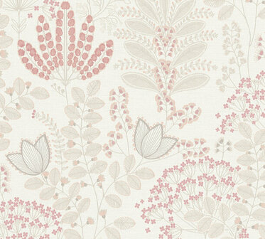 AS Creation Famous Garden - 39349-2 / 393492 Cr&egrave;me Behang
