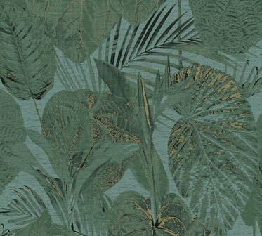 AS Creation Famous Garden - 39355-3 / 393553 Groen Behang