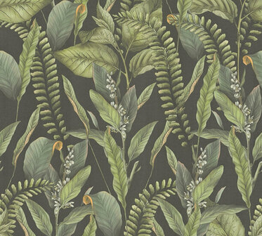 AS Creation Drawn Into Nature - 39413-1 / 394131 Zwart Behang
