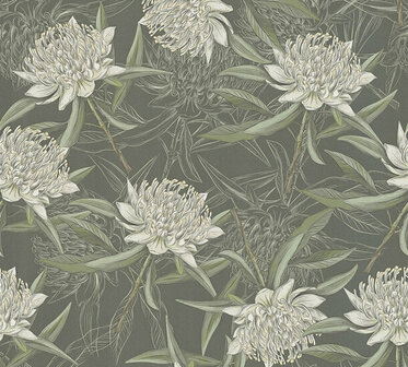 AS Creation Drawn Into Nature - 39432-1 / 394321 Zwart Behang