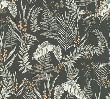 AS Creation Drawn Into Nature - 39434-1 / 394341 Zwart Behang