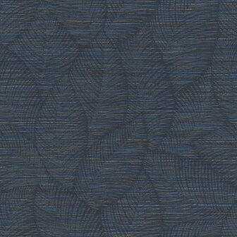 Rasch Symphony - 866803 Blauw Behang