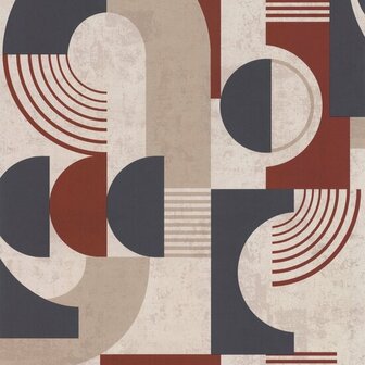 Noordwand TopChic 51222401 Rood Beige Behang