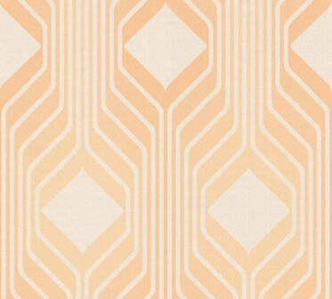 AS Creation Retro Chic - 39532-3 / 395323 Oranje - Beige Behang