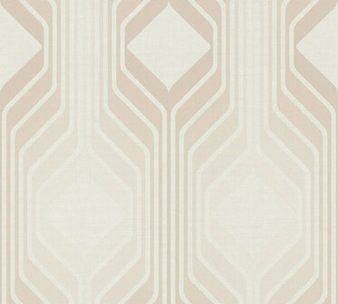 AS Creation Retro Chic - 39532-4 / 395324 Beige - Cr&egrave;me Behang