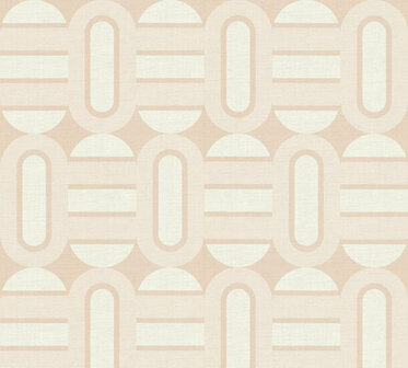 AS Creation Retro Chic - 39536-5 / 395365 Beige - Cr&egrave;me Behang