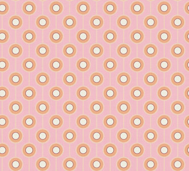 AS Creation Retro Chic - 39537-3 / 395373 Roze - Oranje Behang