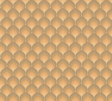 AS Creation Retro Chic - 39538-4 / 395384 Bruin - Geel Behang