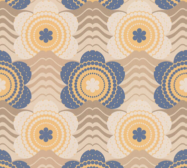 AS Creation Retro Chic - 39539-2 / 395392 Beige - Bruin Behang