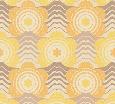 AS Creation Retro Chic - 39539-5 / 395395 Beige - Bruin Behang