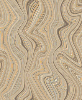 HookedOnWalls Silhouette Organic Lines 34852 Beige Behang