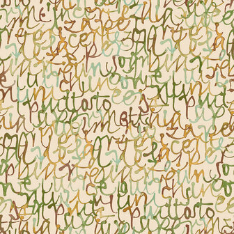HookedOnWalls Silhouette Script 34862 Multicolour Behang