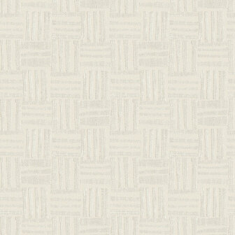 HookedOnWalls Tropical Weave Pierrot 18830 Cr&egrave;me Behang