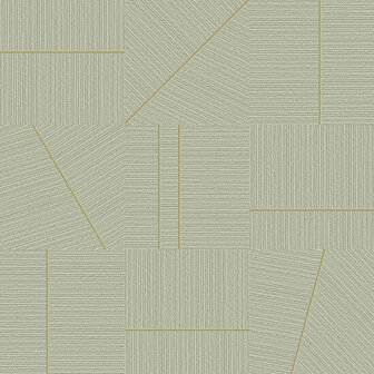 HookedOnWalls Tropical Weave Penelope 18844 Groen Behang